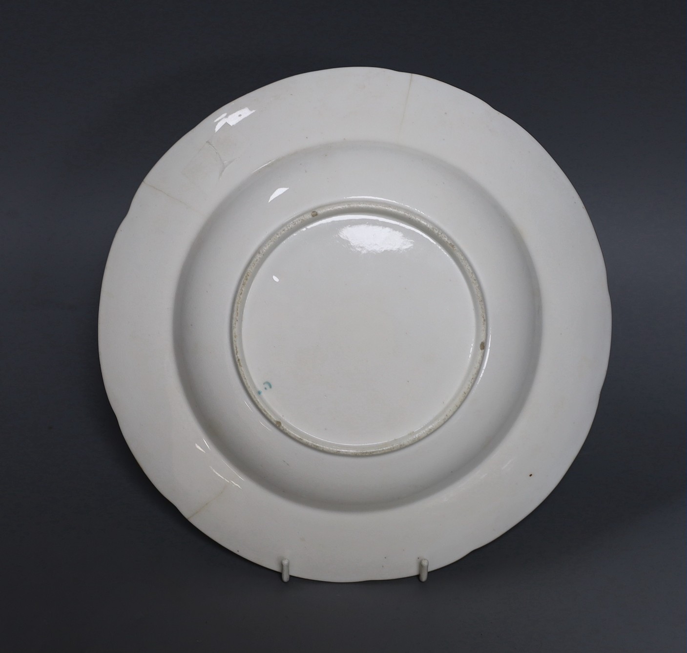 An English bone china crested soup bowl 26cm